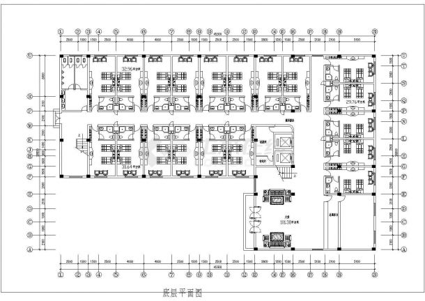 某小型賓館建筑CAD平面設(shè)計圖解析與規(guī)劃要點